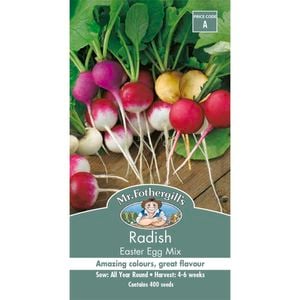 Mr Fothergill's Radish Easter Egg Mix Seeds