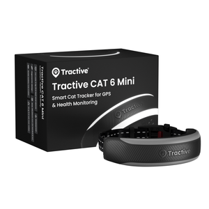 Tractive Cat Mini 6 Real Time Pet GPS Tracker - Black