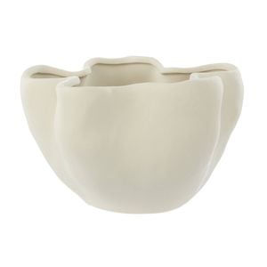 Amalfi Fluid Vase Small - Cream