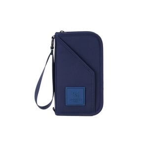 M SQUARE Anti-Theft RFID Blocking Passport Holder – Secure Travel Wallet for Cards and Documents Blue