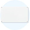 Lumiere Brilliant White Magnetic Glassboard 2100x1200mm