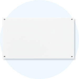 Lumiere Brilliant White Magnetic Glassboard 2100x1200mm