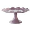 Ecology Ruffle Cake Stand 26x12.5cm - Iris