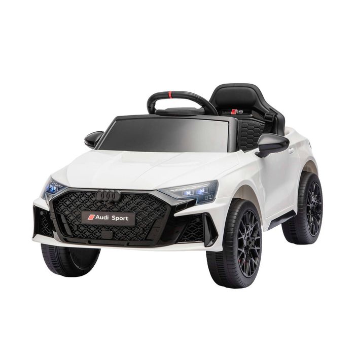 Ride On Car Licensed Audi RS3 Car for Kids 12V Remote Control White