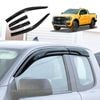 Weathershields for Ford Next-Gen Ranger Extra Super Cab 2022-Onwards Wind Deflectors 4-Piece