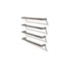 Forme Round 600 Single Bar Heated Towel Rail