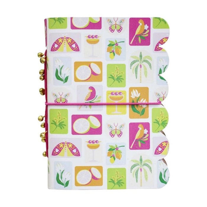 LVD Summer Themed Colourful Leather Writing Notebook Journal 13x18cm