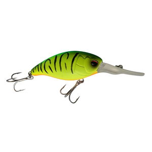 Profishent Chainsaw 80mm Crankbait Hard Body Fishing Lure Green Tiger