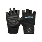 Nivia Large Pair Garnet Gym Gloves - Black