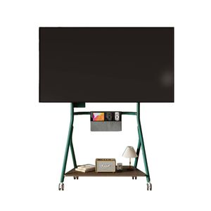 Screenmounts Steelroll Mobile Tv Trolley Stand Mount Bracket 32"-85" Agt80 - Green