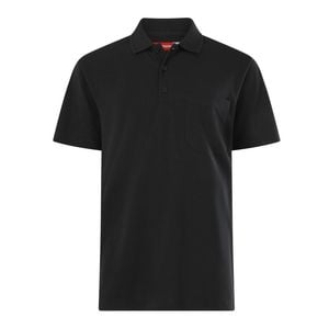 Hard Yakka Men's Black Short Sleeve Polo - Size L