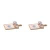 2x 3pc Ladelle Capri Ceramic Fish Rectangle Bowl & Tray Set Kitchen Serveware