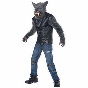 Full Moon Fury Werewolf Wolf Monster Lycan Horror Halloween Boys Costume XL