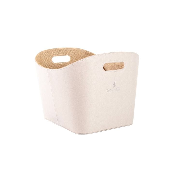 Scandia Paperbark Milan Felt Fireside Storage