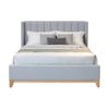 Skandinav Queen Bed Frame Light Grey
