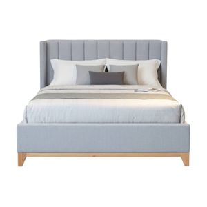 Skandinav Queen Bed Frame Light Grey