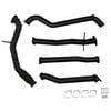 Ignite Exhausts Turbo Back For Ford Ranger Px2/px3 3.2l No Cat & Straight Pipe Black Aluminised Steel