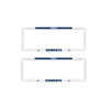 2x OFFICIAL NRL Queensland Cowboys Car Number Plate Frame Cover Surround