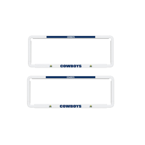 2x OFFICIAL NRL Queensland Cowboys Car Number Plate Frame Cover Surround