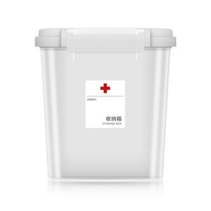 Medicine Organizer Pills Storage Box Portable Drug Cabinet Tablet Container Clear Household Medicine Storage Box