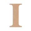 All Set 9cm MDF Alphabet Letter I