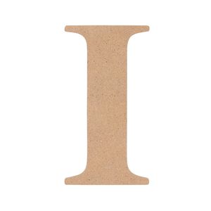 All Set 9cm MDF Alphabet Letter I