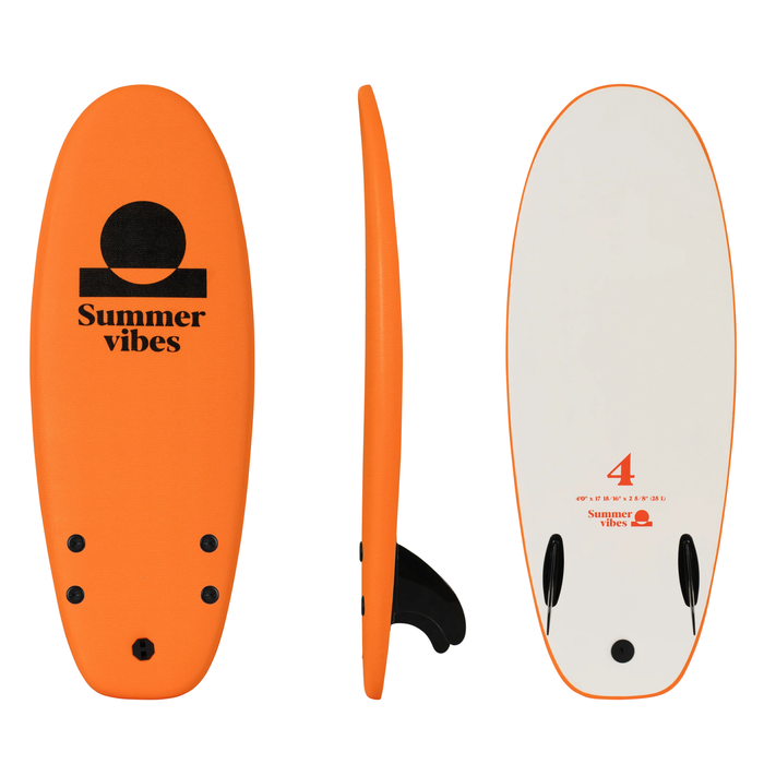 Summer vibes Grom 4' Softboard - Orange