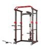 FITNESS MASTER 300KG Heavy-Duty Power Cage Squat Rack LAT Pulldown Low Row Dip Bars Landmine