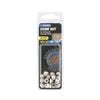 Zenith 3/16" Chrome Plated Dome Nut - 16 Pack
