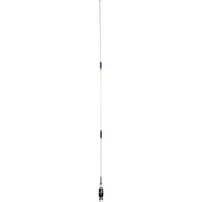 GME UHF CB Stainless Steel Whip Fold Down Ground Dependent 6.9dBi Antenna 123cm