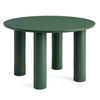 Nordhavn Modern Green Round Dining Center Table Sculptural Desk,120x75cm