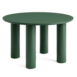 Nordhavn Modern Green Round Dining Center Table Sculptural Desk,120x75cm