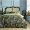 William Morris At Home Compton Quilt Duvet Cover Set King Olive Green