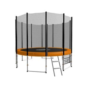 Kahuna Blizzard 10 Ft Trampoline With Net - Orange