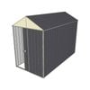 Build-a-Shed 1.5 x 3.0 x 2.3m Front Gable Single Sliding End Door Shed - Grey