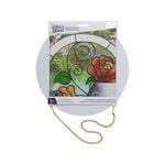 PLAID 10" Large Gallery Glass Circle Surface