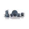 Kütahya Tuana 90ml Coffee cup set for 6 PEARL Matt Grey