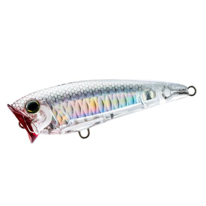 Yo Zuri 3D Inshore Popper 120mm Topwater Hard Body Fishing Lure HGSH  Holographic Ghost Shad