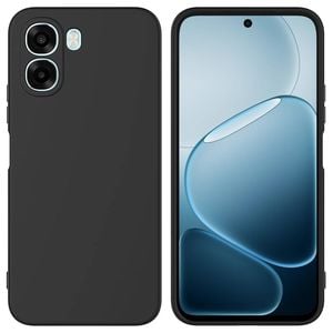 MEZON OPPO A6x 4G Slim Black TPU Gel Back Case Wireless Charging Compatible