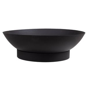 Mimosa 100 x 31cm Black Steel Fire Pit