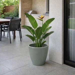 Moda 28cm Sage Round Premium Self Watering Plastic Pot