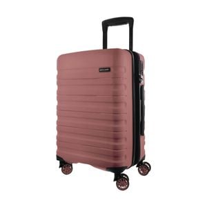 Pierre Cardin 4 Wheel Cabin Hard-shell Suitcase Travel Luggage 54cm Rose