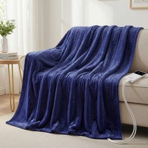 Giselle Electric Throw 200x180cm Rug Blanket Coral Fleece