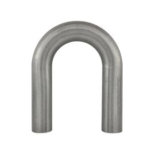 Aluminised Steel 2.5 Inch O.D. 180 Degree Mandrel Bend Exhaust Pipe