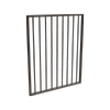 ProtectorAl 975 x 1200mm Black Aluminium Flat Top Pool Gate