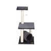 Charlie's Lite Three Tier Cat Tree Scratching Post Charcoal