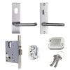 MNC Mortice Lock and Handle Kit - Entrance Lock (Non Handed)