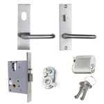 MNC Mortice Lock and Handle Kit - Entrance Lock (Non Handed)