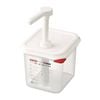 Araven Sauce Dispenser With Pump Gn 1/6 Transparent 2.6ltr Commercial Kitchen Catering