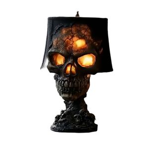 Lifebay Lava Skull Lamp USB Halloween Night Light